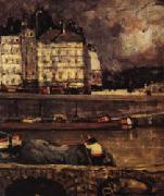 James Wilson Morrice The Left Branch of the Seine before the Place Dauphine china oil painting reproduction